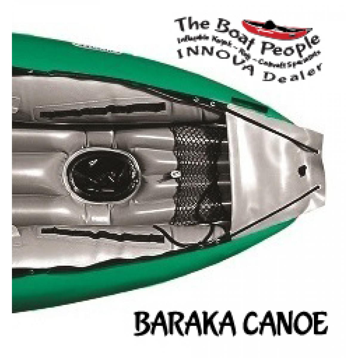 Innova Baraka Inflatable Canoe Self Bailing stern
